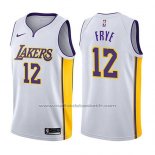 Maillot Los Angeles Lakers Channing Frye #12 Association 2017-18 Blanc