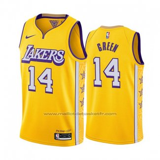 Maillot Los Angeles Lakers Danny Green #14 Ville Edition Jaune