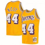 Maillot Los Angeles Lakers Jerry West #44 Mitchell & Ness 1971-72 Jaune