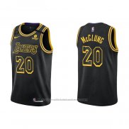 Maillot Los Angeles Lakers Mac Mcclung #20 Mamba 2021-22 Noir