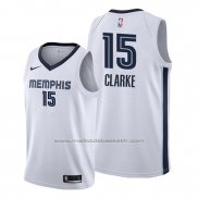 Maillot Memphis Grizzlies Brandon Clarke #15 Association Blanc