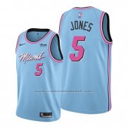 Maillot Miami Heat Derrick Jones #5 Ville 2019-20 Bleu