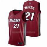 Maillot Miami Heat Hassan Whiteside #21 2017-18 Rouge