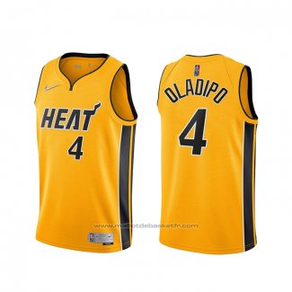 Maillot Miami Heat KZ Okpala #4 Earned 2020-21 Or