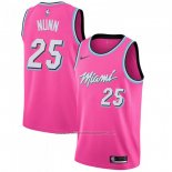 Maillot Miami Heat Kendrick Nunn #25 Earned 2018-19 Rosa