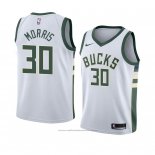 Maillot Milwaukee Bucks Jaylen Morris #30 Association 2018 Blanc