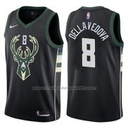 Maillot Milwaukee Bucks Matthew Dellavedova #8 Statement 2017-18 Noir