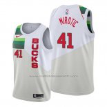 Maillot Milwaukee Bucks Nikola Mirotic #41 Earned Blanc