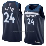 Maillot Minnesota Timberwolves Justin Patton #24 Icon 2018 Bleu