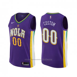 Maillot New Orleans Pelicans Personnalise Ville Volet