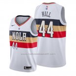 Maillot New Orleans Pelicans Solomon Hill #44 Earned Blanc