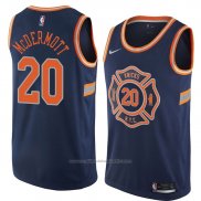 Maillot New York Knicks Doug Mcdermott #20 Ville 2018 Bleu