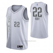 Maillot Oklahoma City Thunder Isaiah Roby #22 Ville 2021-22 Blanc