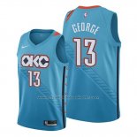 Maillot Oklahoma City Thunder Paul George #13 Ville Edition Bleu