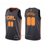 Maillot Orlando Magic Aaron Gordon #00 Ville 2019-20 Noir