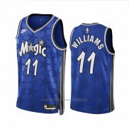 Maillot Orlando Magic Brandon Williams #11 Classic 2023-24 Bleu