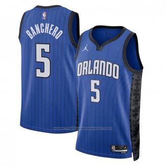 Maillot Orlando Magic Paolo Banchero #5 Statement 2022-23 Bleu