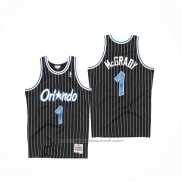 Maillot Orlando Magic Tracy McGrady #1 Hardwood Classics Throwback Noir