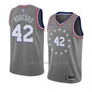 Maillot Philadelphia 76ers Al Horford #42 Ville 2019-20 Gris