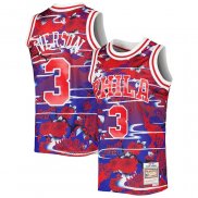 Maillot Philadelphia 76ers Allen Iverson #3 Mitchell & Ness Lunar New Year Rouge
