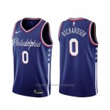 Maillot Philadelphia 76ers Josh Richardson #0 Ville 2019-20 Bleu