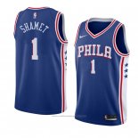 Maillot Philadelphia 76ers Landry Shamet #1 Icon 2017-18 Bleu