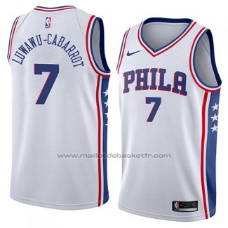 Maillot Philadelphia 76ers Timothe Luwawu-Cabarrot #7 Association 2018 Blanc