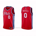 Maillot Philadelphia 76ers Tyrese Maxey #0 Statement 2020-21 Rouge