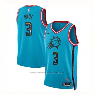 Maillot Phoenix Suns Chris Paul #3 Ville 2022-23 Bleu