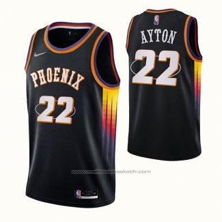 Maillot Phoenix Suns Deandre Ayton #22 75th Anniversary 2022 Noir