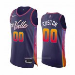 Maillot Phoenix Suns Personnalise Ville Authentique 2023-24 Volet