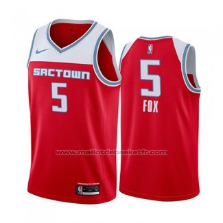 Maillot Sacramento Kings De'aaron Fox #5 Ville 2019-20 Rouge