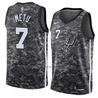 Maillot San Antonio Spurs Chimezie Metu #7 Ville 2018 Gris