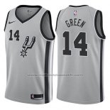 Maillot San Antonio Spurs Danny Green #14 Statement 2017-18 Gris