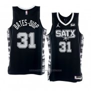 Maillot San Antonio Spurs Keita Bates-Diop #31 Statement 2022-23 Noir