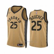 Maillot Toronto Raptors Chris Boucher #25 Ville 2023-24 Or