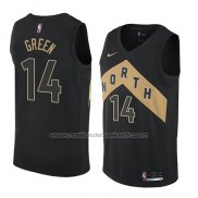 Maillot Toronto Raptors Danny Green #14 Ville 2018 Noir