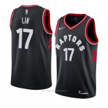 Maillot Toronto Raptors Jeremy Lin #17 Statement 2018 Noir