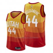 Maillot Utah Jazz Bojan Bogdanovic #44 Ville Orange