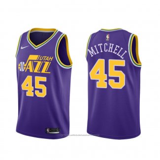 Maillot Utah Jazz Donovan Mitchell #45 Classic 2018-19 Volet