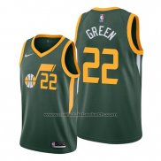 Maillot Utah Jazz Jeff Green #22 Earned Vert