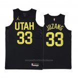Maillot Utah Jazz Johnny Juzang #33 Statement 2022-23 Noir