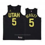 Maillot Utah Jazz Malik Beasley #5 Statement 2022-23 Noir