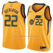 Maillot Utah Jazz Thabo Sefolosha #22 Statement 2018 Jaune