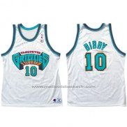 Maillot Vancouver Grizzlies Mike Bibby #10 Historic Retro Blanc