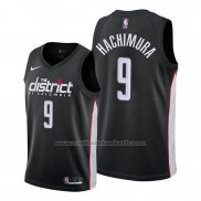 Maillot Washington Wizards Rui Hachimura #9 Ville 2019-20 Noir