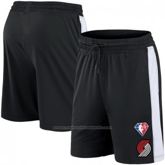 Short Portland Trail Blazers 75th Anniversary Noir