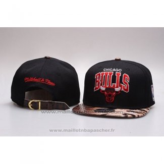 Casquette Chicago Bulls Snapback Noir4