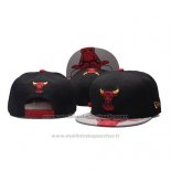 Casquette Chicago Bulls Snapback Noir Gris