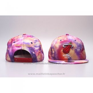 Casquette Miami Heat Snapback Rosa